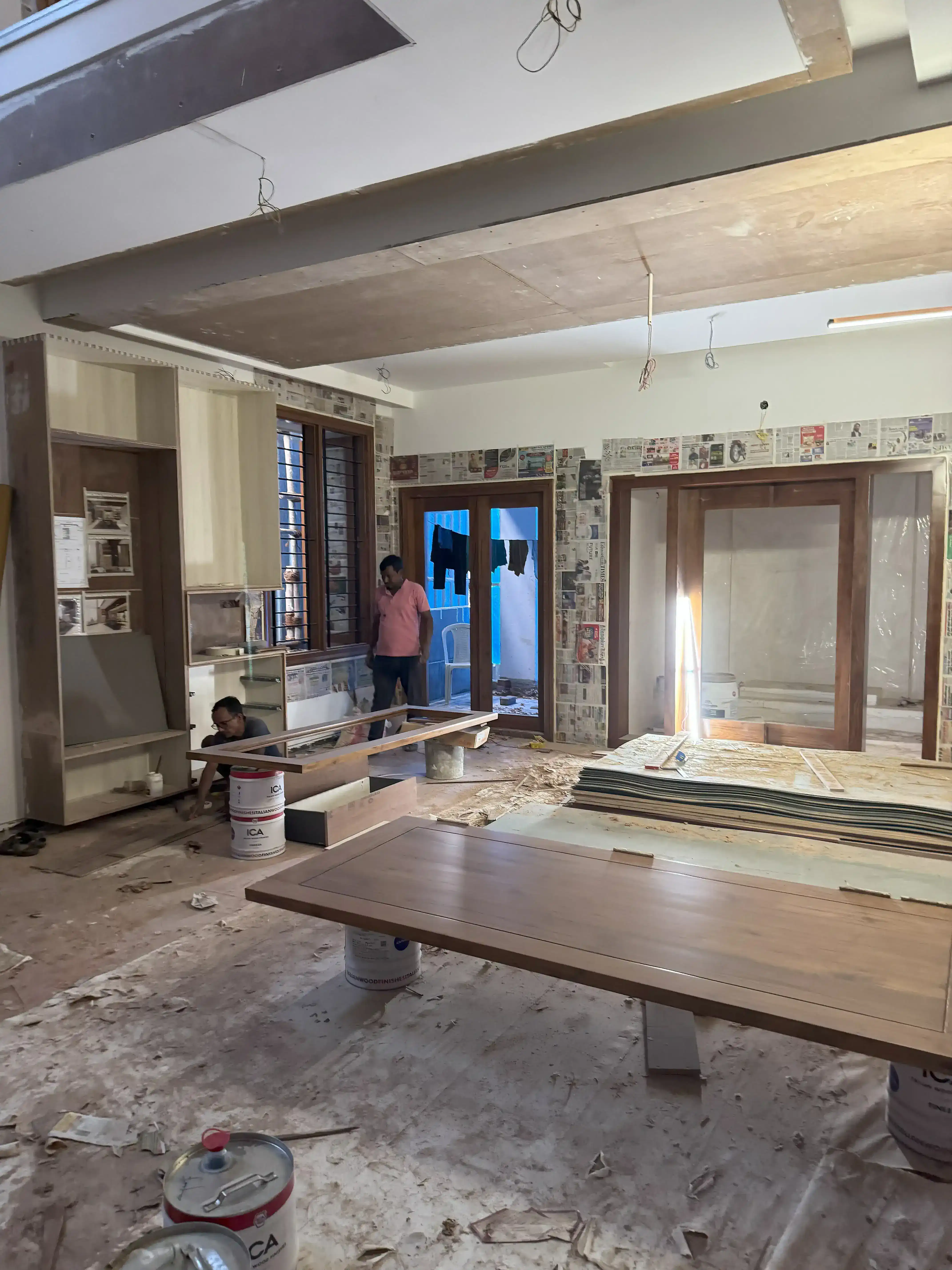 Azure Fortress painting project in progress